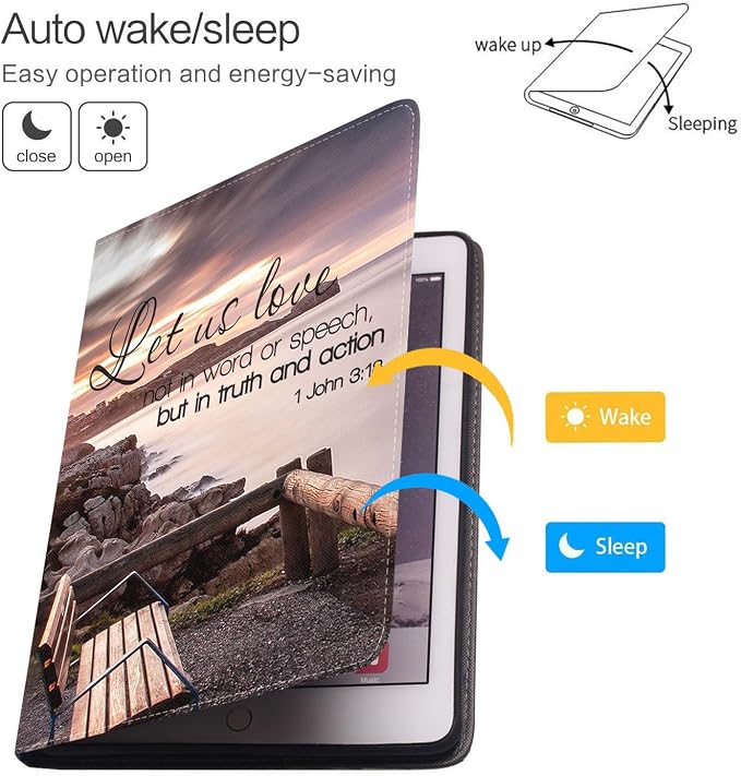 for iPad mini 1 2 3 4 5 Case Stay Positive Work Hard and Make It Happen Inspirational Quote Slim Lightweight PU Leather Stand Cover with Auto Wake/Sleep for iPad mini 5th/4th Gen 7.9 Inch