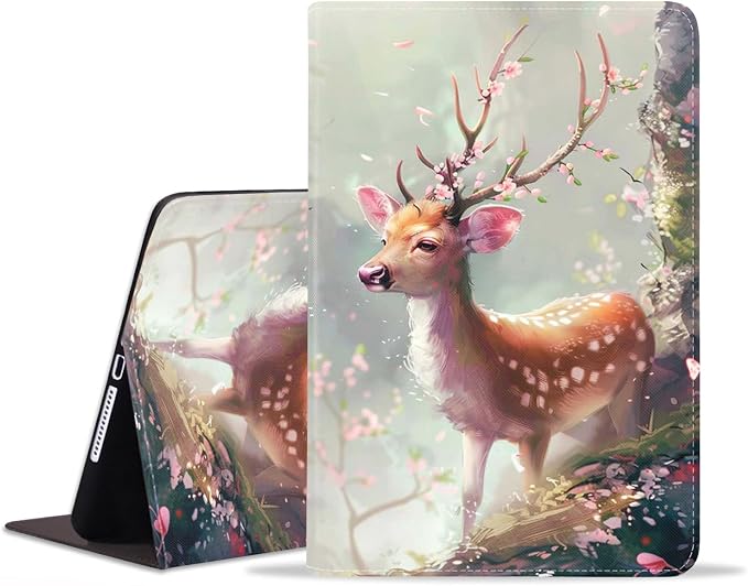 for iPad mini 7 (A17 Pro) 2024 Case/iPad mini 6 2021 Case Adjustable Stand Auto Wake/Sleep Smart Leather Cover for iPad mini 7th/6th Generation 8.3 Inch Sloth