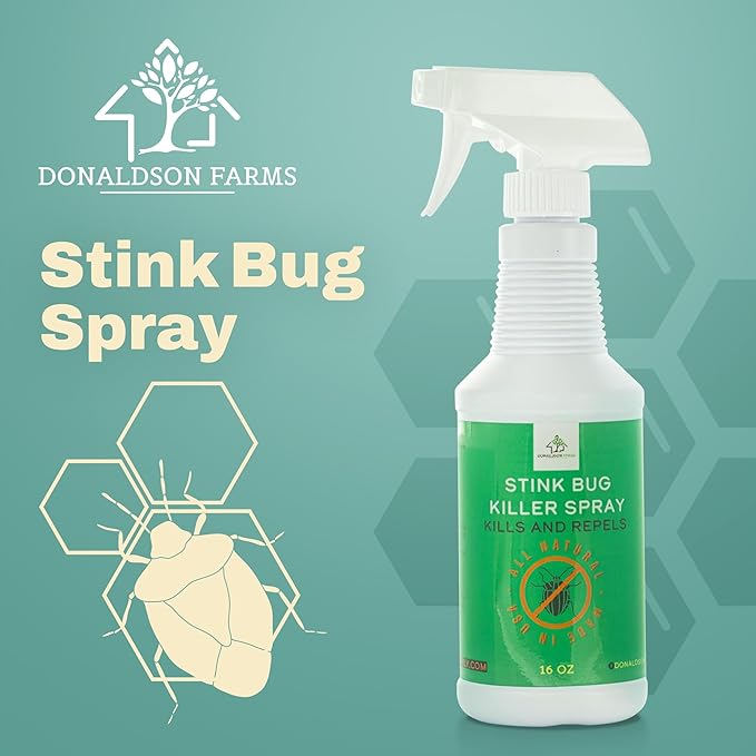 Stink Bug Spray - Naturally Eliminate Stink Bugs for a Refreshing Home Atmosphere, Keeping Unwelcome Intruders at Bay, 16oz