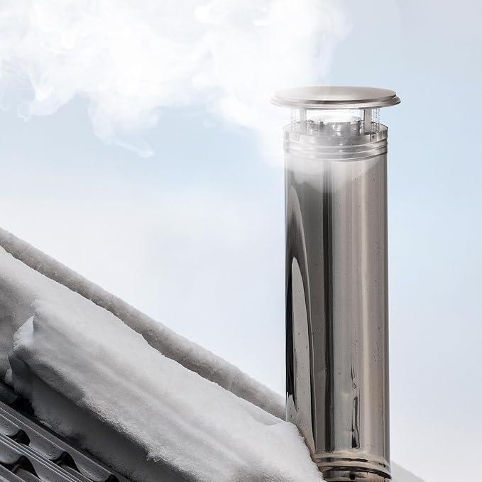DuraVent DuraPlus 15 Inch Triple Wall Stainless Steel Round Chimney Cap