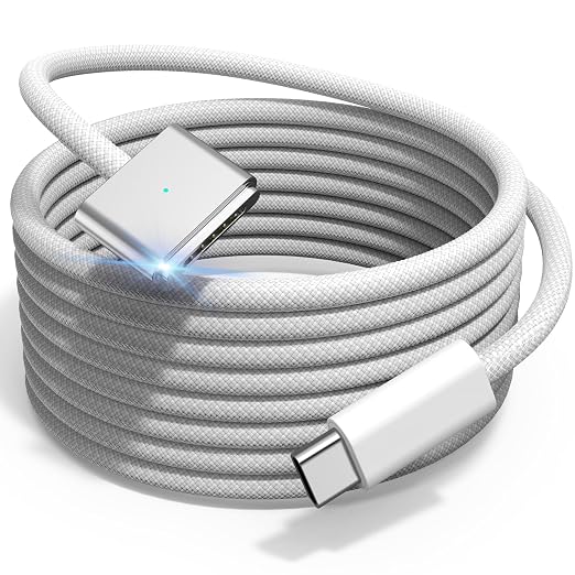 140W USB-C to Magnetic 3 Cable 6.6FT Compatible with MagSafe 3 for MacBook Pro 14 16 &amp Air 13 15 M4 M3 M2 2021-2025 Fast Charging Cord Midnight Blue