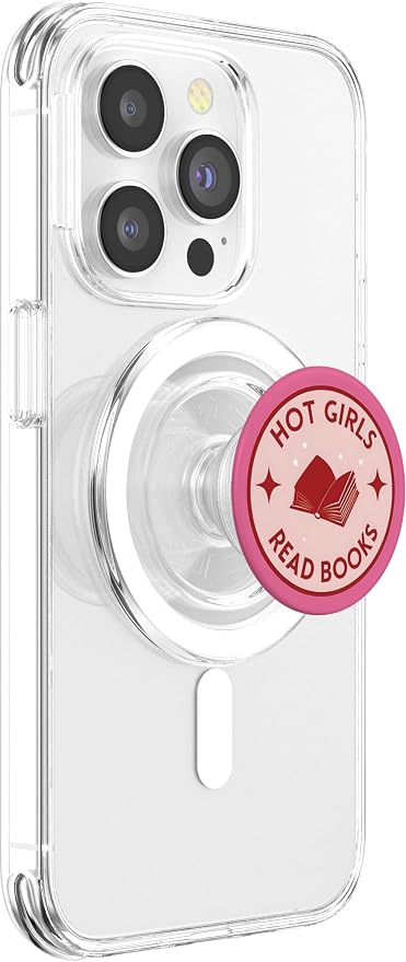 Hot Girls Read Books Reading Book Lover Booktrovert Bookish PopSockets PopGrip for MagSafe