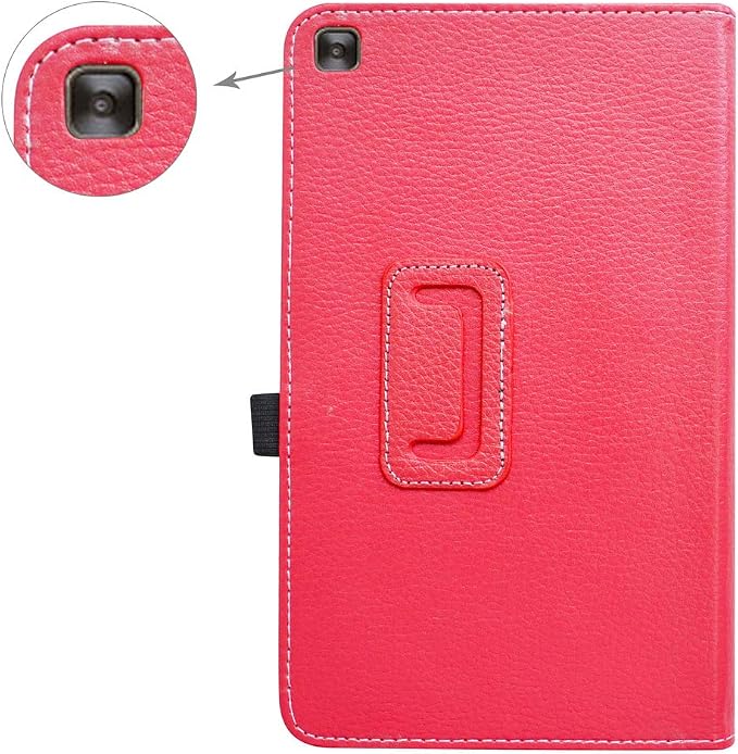 Mama Mouth Black Leather Folio Case for LG G Pad X2 8.0 Plus/Sprint G Pad F2 8.0 2-Folding Stand Cover Tablet Case