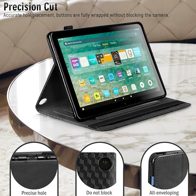 Case for FM 11 (13th Gen 2023) Multi-Angle Stand with Flexible Fixation Auto Wake/Sleep TPU Material (Brown)