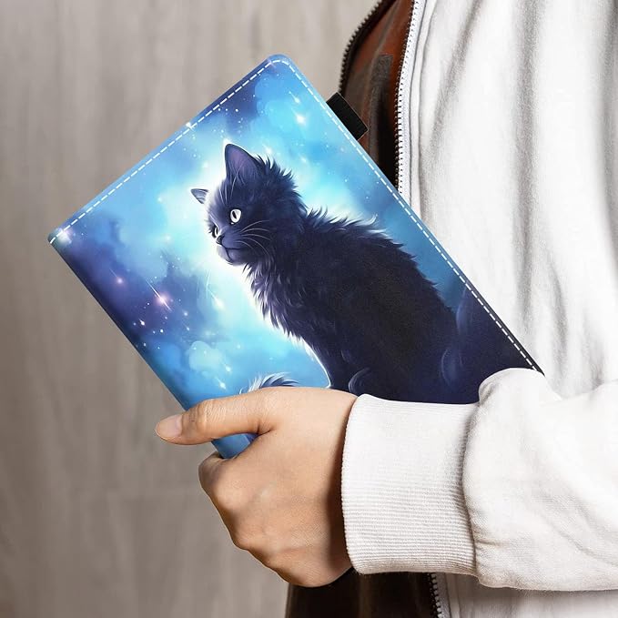 Case for Amazon Kindle Fire HD 8/Fire HD 8 Plus Tablet (12th/10th Generation 2024/2022/2020 Release) - PU Leather Folio Cover with Smart Auto Wake/Sleep Bald Eagle