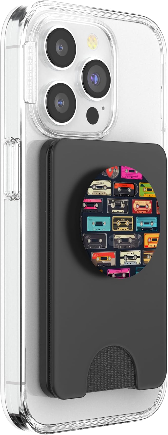 Retro Life Music Lover Cassette National Retro Day PopSockets PopGrip for MagSafe