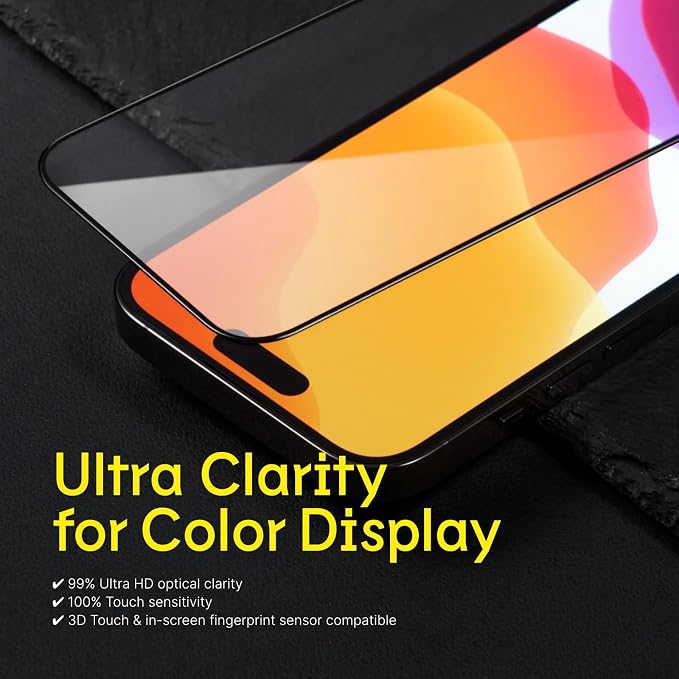 RhinoShield Tempered Glass for Pixel 8a | 9H Hardness High Transparency Impact and Scratch Resistant Screen Protector