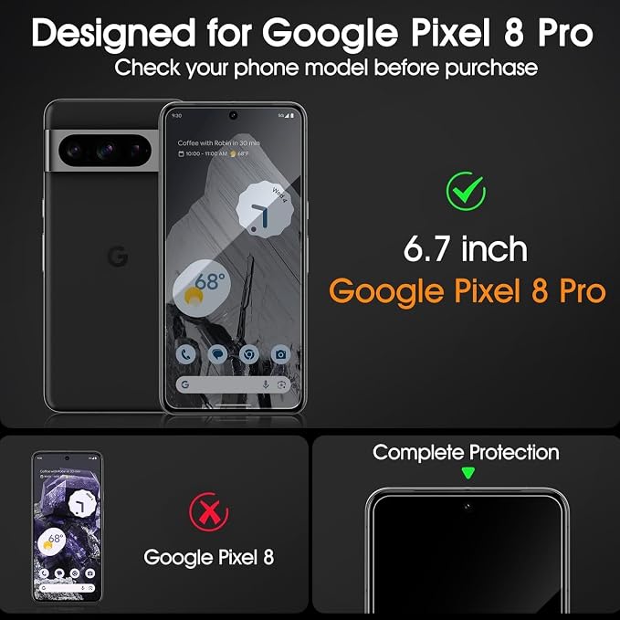 3 Pack Privacy Screen Protector for Google Pixel 10 9H Hardness Anti-Spy Tempered Glass Protection Film Google Pixel 10 6.3 Support Fingerprint Reader Anti-Scratch Case Friendly