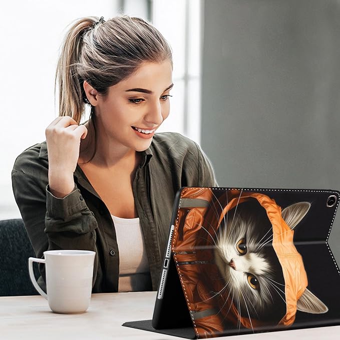 Case for Samsung Galaxy Tab S10 FE Plus 5G Multi-Angle Stand Smart Cover Shockproof with Auto Wake/Sleep for Galaxy Tab S10 FE+ 13.1 Inch (SM-X620/SM-X626B) 2025 Magic Mushrooms Fungus