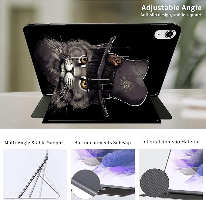 for iPad 9th Generation Case (2021)/8th Gen (2020)/ 7th Gen (2019) 10.2 Inch-360 Degree Rotating Multi-Angle Viewing Protective Cover with Auto Sleep/Wake-Art Mandala Flower