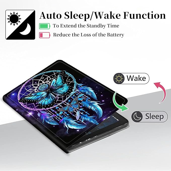 Case for iPad (A16) 11th Generation 11 Inch 2025/ iPad 10th Generation 10.9 Inch 2022 CaseHybrid Slim Multi-Angles Stand Auto Wake/Sleep Cover-Beach Sunset