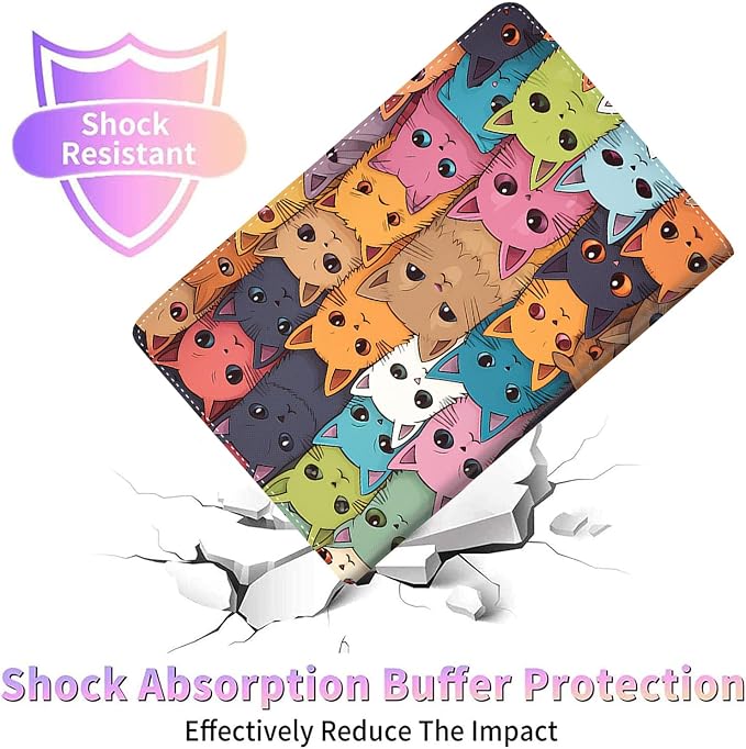 Case for Samsung Galaxy Tab S10 FE Plus 5G Multi-Angle Stand Smart Cover Shockproof with Auto Wake/Sleep for Galaxy Tab S10 FE+ 13.1 Inch (SM-X620/SM-X626B) 2025 Magic Mushrooms Fungus