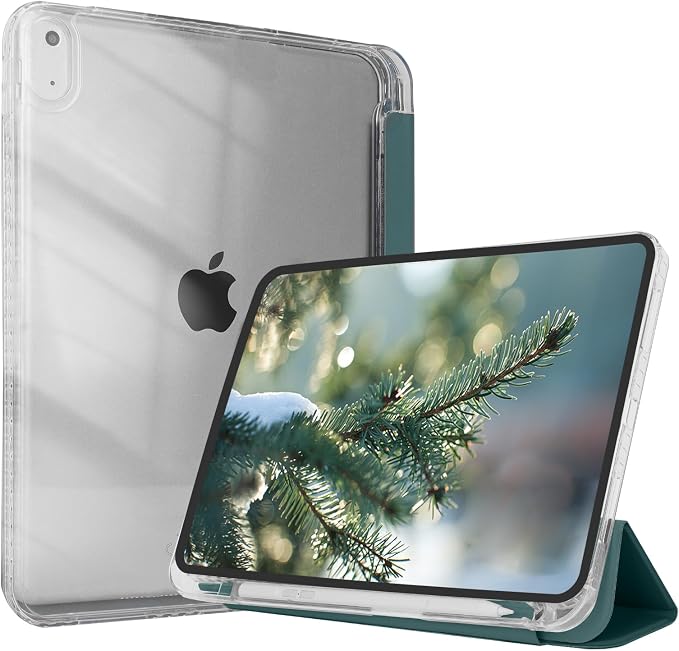 Case for iPad 9/8/7 Gen Case(2021/2020/2019)- Shockproof Cover with Built-in Pencil Holder- Smart Auto Sleep/Wake - Perfect for Students at Home/School-Pink