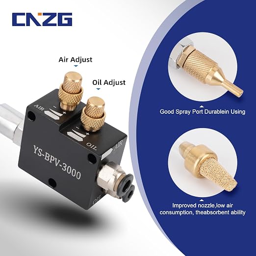 1/4" Coolant Mister with Magnet Base, CNC Cooling Spray