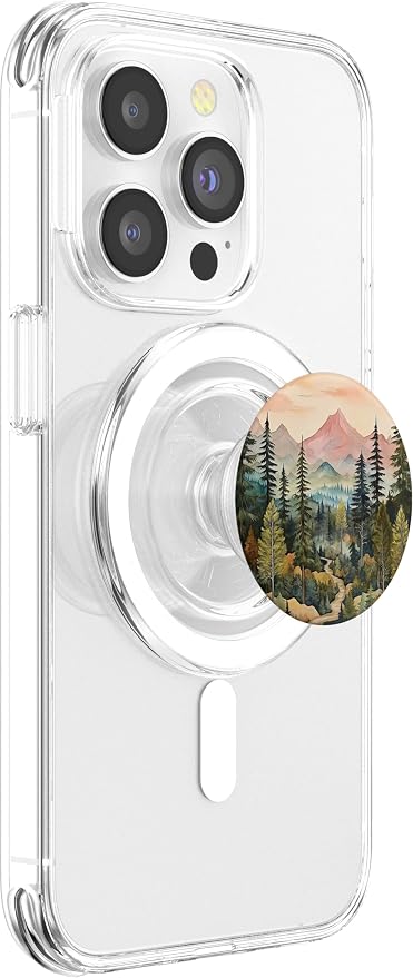 Mountains Wilderness Forest Hiking Pine Tree Nature PopSockets Adhesive PopGrip