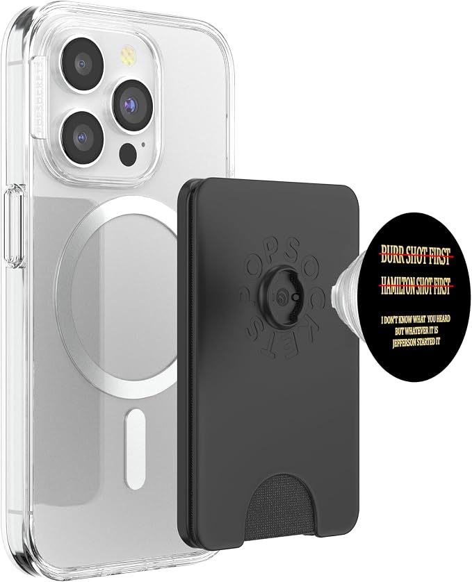 Burr shot first Hamilton shot first funny PopSockets Adhesive PopGrip