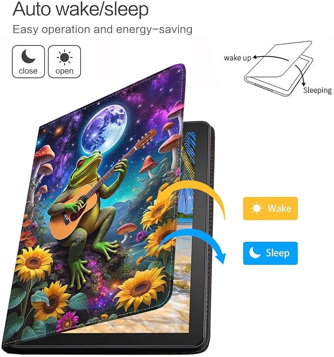 Case for iPad (A16) 11th Generation 11 Inch 2025 iPad 10th Generation 10.9 Inch 2022 Adjustable Stand Auto Wake/Sleep Smart Leather Case African American Black Girl