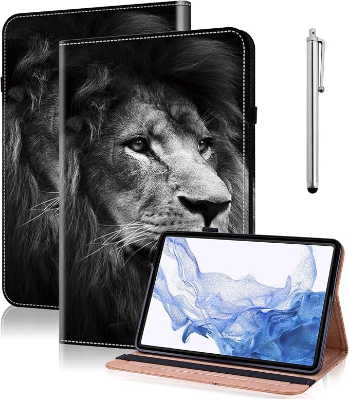 Case for Amazon Fire HD 10 and 10 Plus Tablet (13th/11th Generation 2023/2021 Release)PU Leather Slim Fit Folding Stand Cover - Brown Owl