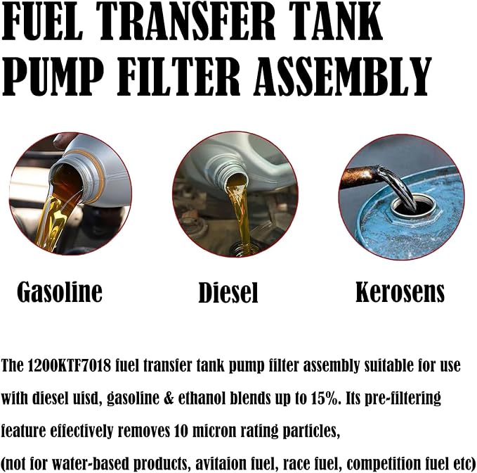 1200KTF7018 Fuel Filter 10 Micron 3/4" 18GPM 50PSI 10Micron Fuel Filtration