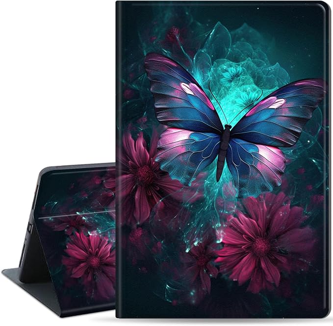 Case for iPad Air 11-inch (M4 2026 / M3 2025 / M2 2024) iPad Air 5th/4th Gen (2022/2020) 10.9 Slim PU Leather Folio Stand &amp Auto Sleep/Wake Protective Smart Cover Tree Fluorescent