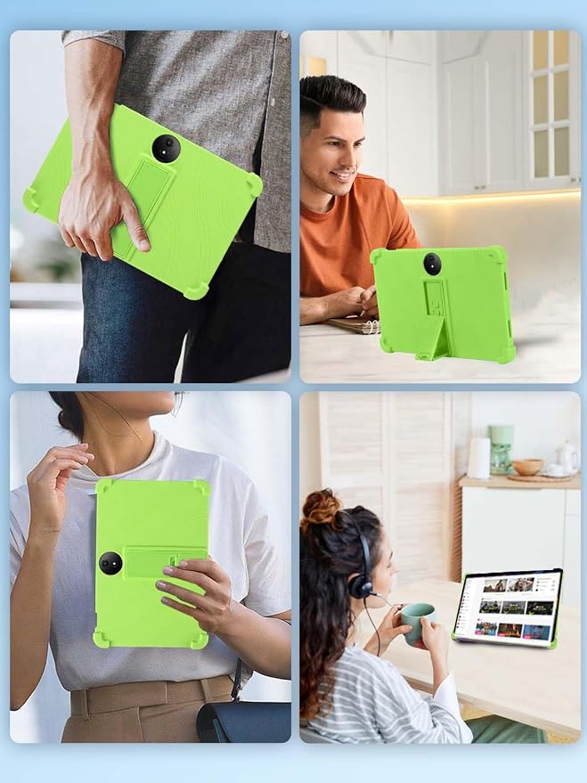 Case for TCL NXTPAPER 11 Plus Tablet 11.5inchNOUKAJU Tablet Protection CaseAdjustable BracketSoft SiliconeSilicone Protection Cover for TCL NXTPAPER 11 Plus(Blue)