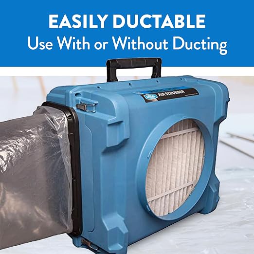 Dri-Eaz HEPA 700 Air Scrubber, Industrial Air Filtration System, Optional