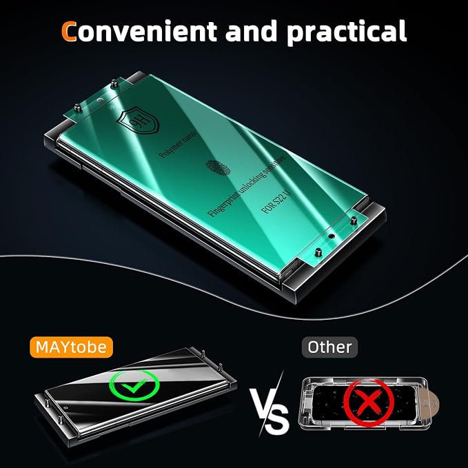 MAYtobe [2-Pack Screen Protector for Samsung Galaxy Note 9 Ceramic film with Installation Tray Easy Installation 3D Curved Bubble Free Anti-Scratch