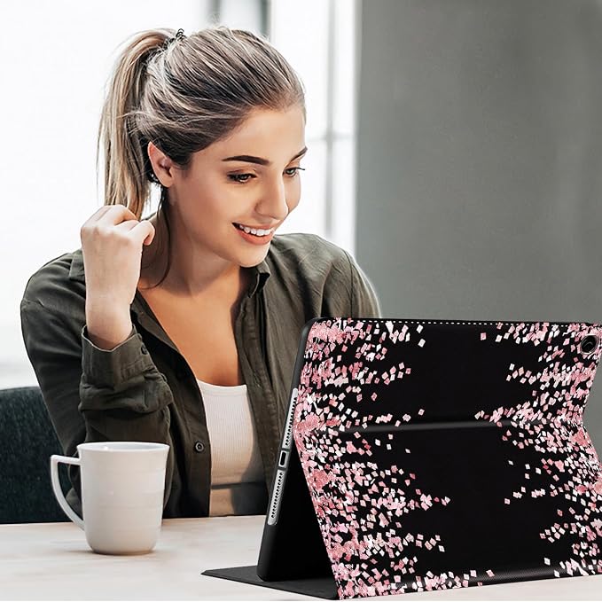 Case for New iPad (A16) 11th Generation 11 Inch 2025for iPad 10th Generation 2022 10.9 Inch Multi-Angle Stand Smart Cover Shockproof with Auto Wake/Sleep ，Starry Sky