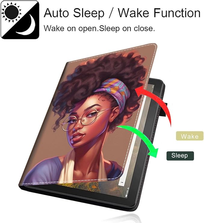 Case for All-New Kindle Fire HD 8 Tablet (12th/10th Generation 2020/2022 Release) &amp Fire HD 8 PlusPremium PU Leather Folio Stand Cover Case with Smart Auto Wake/Sleep Smoke Flag of Mexico Flag