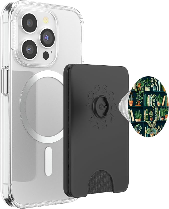 Book Shelves Reading Plants Library Book Lover PopSockets PopGrip for MagSafe