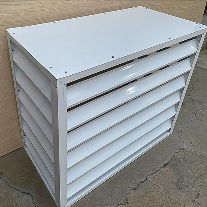 Multifunctional Aluminum Shutter Privacy Fence, Mini Split Cover