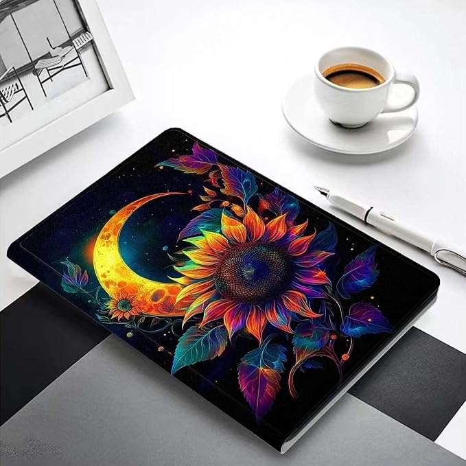 Case for iPad 9th/8th/7th Generation (2021/2020/2019) 10.2-inchSlim PU Leather Cover Adjustable Stand Auto Wake/SleepAurora Over Mountains