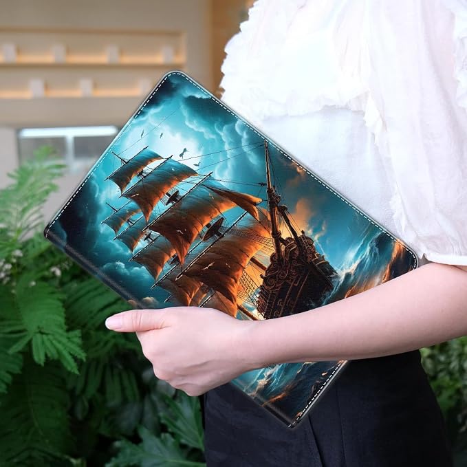 Case for iPad 10.2/10.5，iPad 9th/8th/7th Gen，for iPad 10.2 inch 2021/2020/2019/iPad Air 3rd Gen/Pro 10.5 - Slim Fit Standing Cover with Auto Sleep/Wake，Enchanted Forest 2