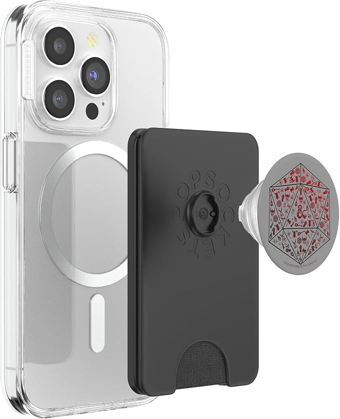 Dungeons and Dragons D20 Icon Fill PopSockets Adhesive PopGrip