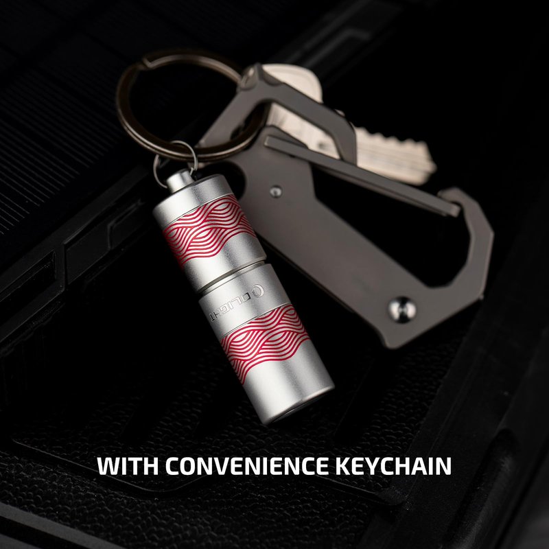 OLIGHT I1R 2 Pro Eos 180 Lumens EDC Rechargeable Keychain Flashlight, Powered by Built-in Rechargeable Battery with Type-C USB Cable, Slim Mini Handheld Light for Everyday Carry (Capsule Orange)