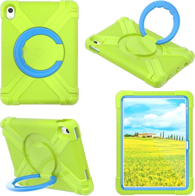 AKABEILA Compatible with Amazon Fire HD 8 2020/2022 Tablet Case，Rugged Kids Case with Stand Lightweight Shockproof Kids Friendly Tablet Cover Black