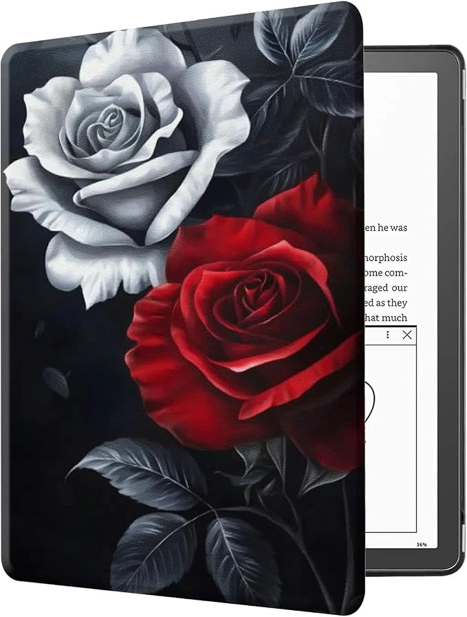 Case for Kindle Scribe 10.2 Inch (2022 Released) PU Leather Cover with Auto Sleep Wake for 10.2 Kindle Scribe Alpaca with Glasses