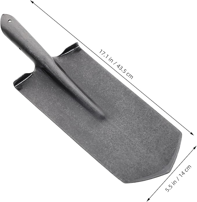 Luxshiny Heavy-Duty Manganese Steel Narrow-Head Tree Shovel for Gardening and Planting, Thickened Soil Digging Tool with Sharp Tip, Sturdy Garden Spade for Transplanting and Lawn Care