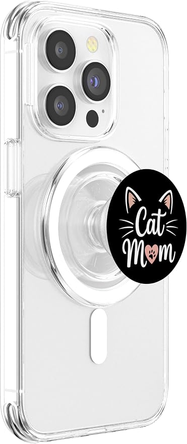 Cat Mom I Love Cat Cat Mom Great Classic Idea For Mom PopSockets PopGrip for MagSafe