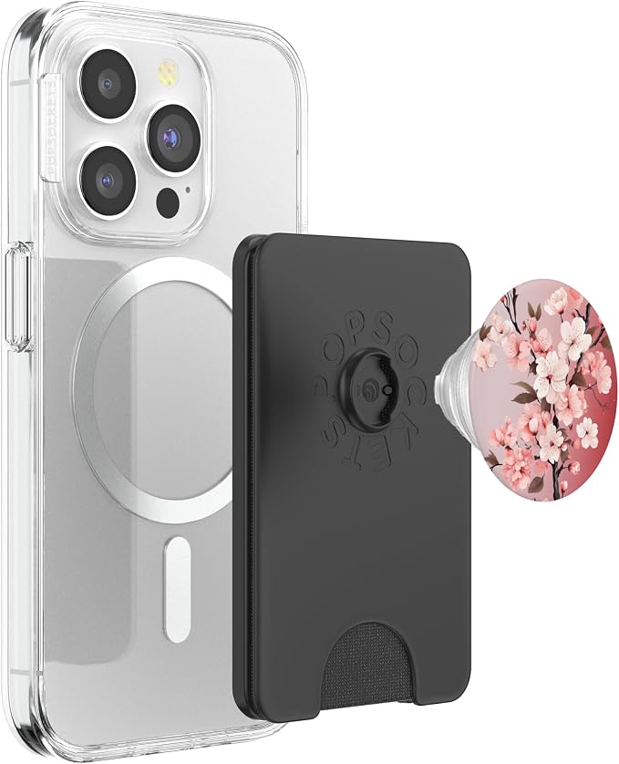 Floral Sakura Flower Lover Pink Cherry Blossom PopSockets PopGrip for MagSafe