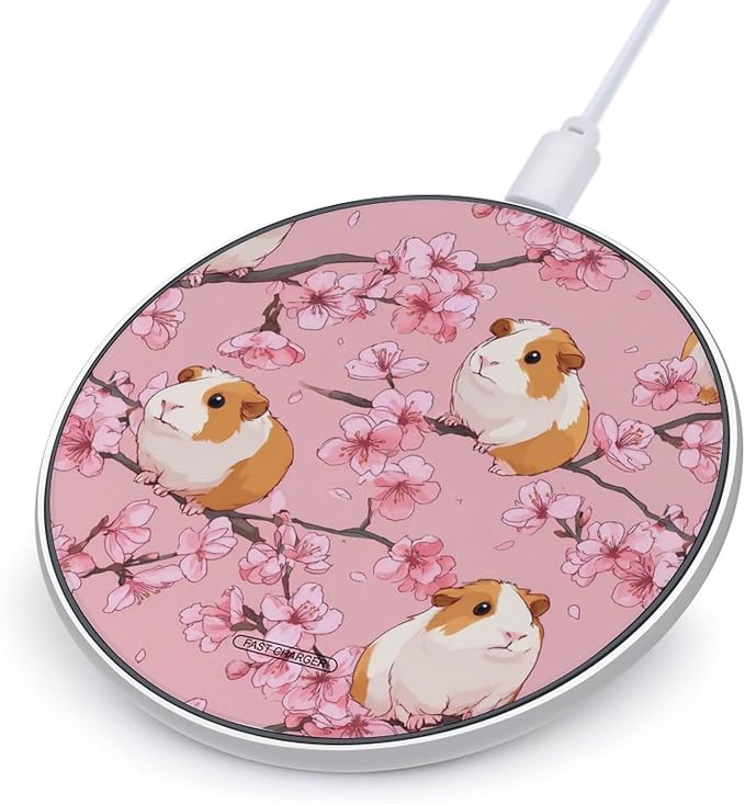 Guinea Pigs Cherry Wireless Charger Portable Charging Pad | LightweightAll Smartphone