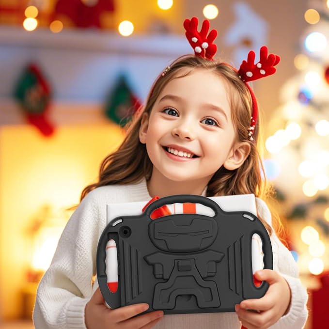 AVAWO Kids Case for Fire HD 10 &amp Fire HD 10 Plus Latest Model Tablet (13th/11th Generation 2023/2021 Release) with Shoulder Strap Lightweight Shockproof Handle Blue