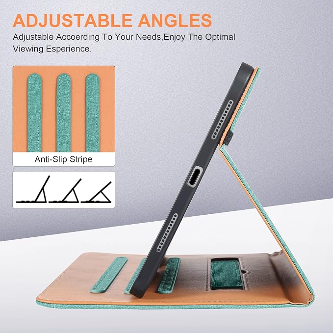 for iPad A16 Case 11 Inch 2025Cover for iPad 10th 11th Generation Case with Pencil HolderBlack