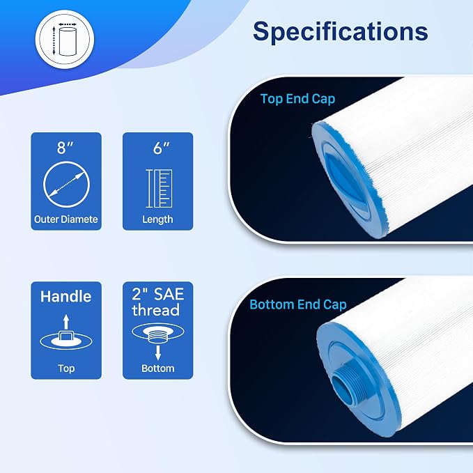 8CH-950 Spa Filter Cartridge Replaces
