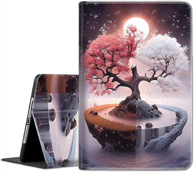 Case for iPad A16 11th Gen 11 Inch (2025) 10th Gen 10.9 Inch (2022) Model A3354 A3355 A3356 A2696 A2757 A2777 ，Slim Fit Standing Cover with Auto Sleep/Wake，Frog Playing Guitar