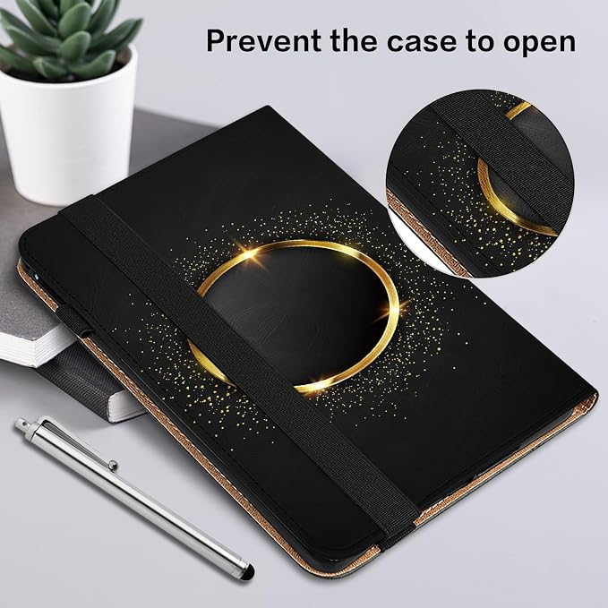 Case for Samsung Galaxy Tab A11 Plus/ A9 Plus 11 Inch PU Leather Tablet Cases Flip Folio Multi-Angle Viewing Stand Protective Cover with Card Slots - Brown Owl