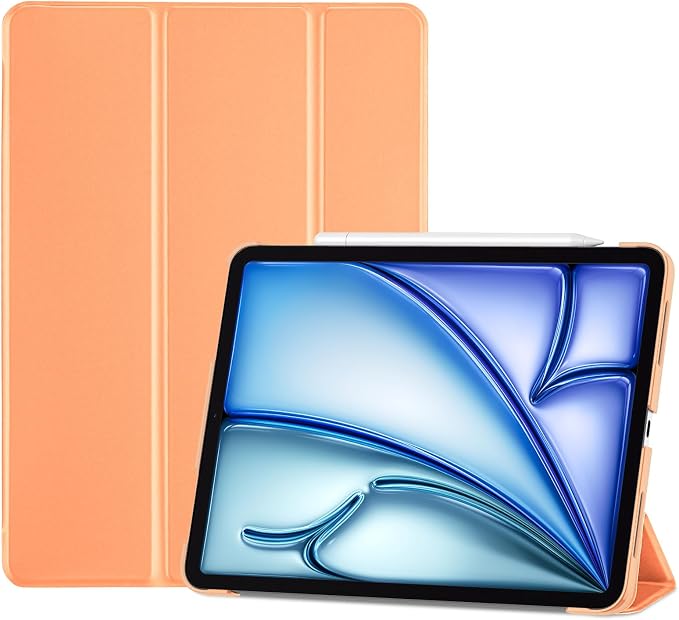ProCase Smart Case for iPad Air 11-inch M4/M3/M2 &amp Air 10.9 5th/4th Gen | Hard Back Cover with Auto Sleep/Wake Slim Lightweight Case for iPad Air 11 2026/25/24 &amp 10.9 2022/2020-Aqua