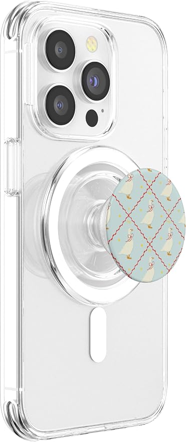 Blue Goose Bow Farm Pattern PopSockets PopGrip for MagSafe