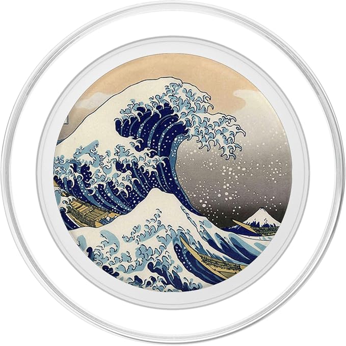 Japanese Culture Japan The Great Wave Off Kanagawa PopSockets Adhesive PopGrip