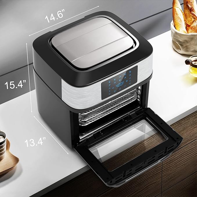 Air Fryer Oven Large 20 QT, Multifunctional 10-in-1 Airfryer Toaster Combo